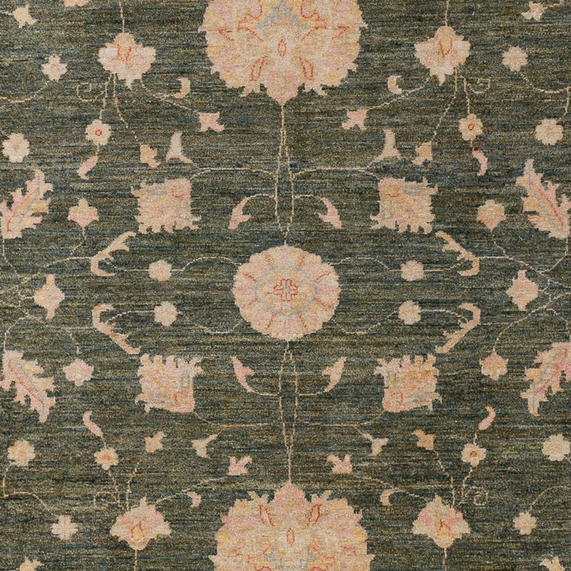 Tapis Ziegler - Moderne - 294 x 205 cm - vert foncé