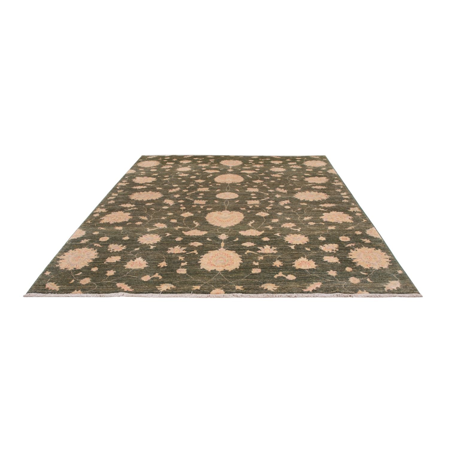 Tapis Ziegler - Moderne - 294 x 205 cm - vert foncé