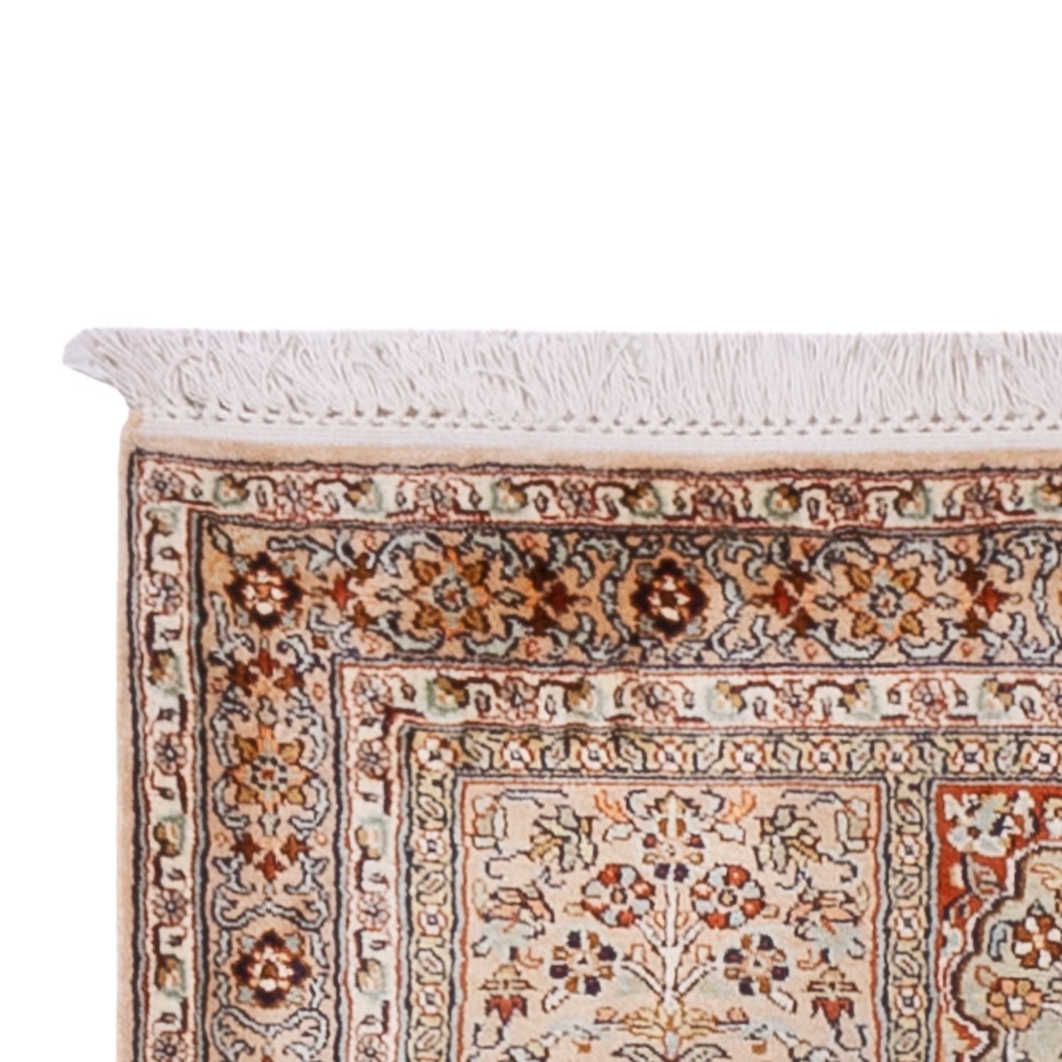 Läufer Seiden - Kaschmir Seide - 303 x 81 cm - dunkelbeige