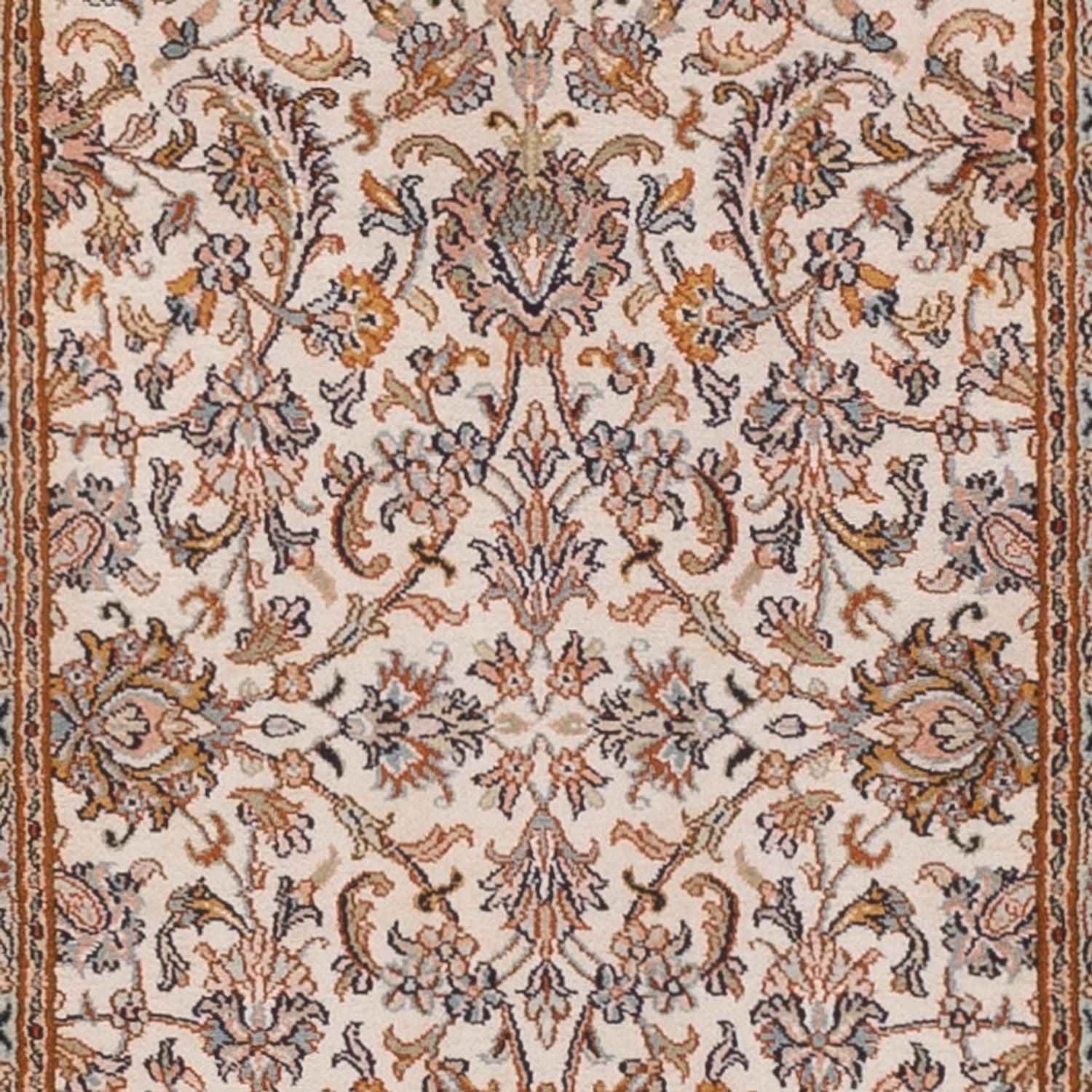 Läufer Seiden - Kaschmir Seide - 325 x 76 cm - beige