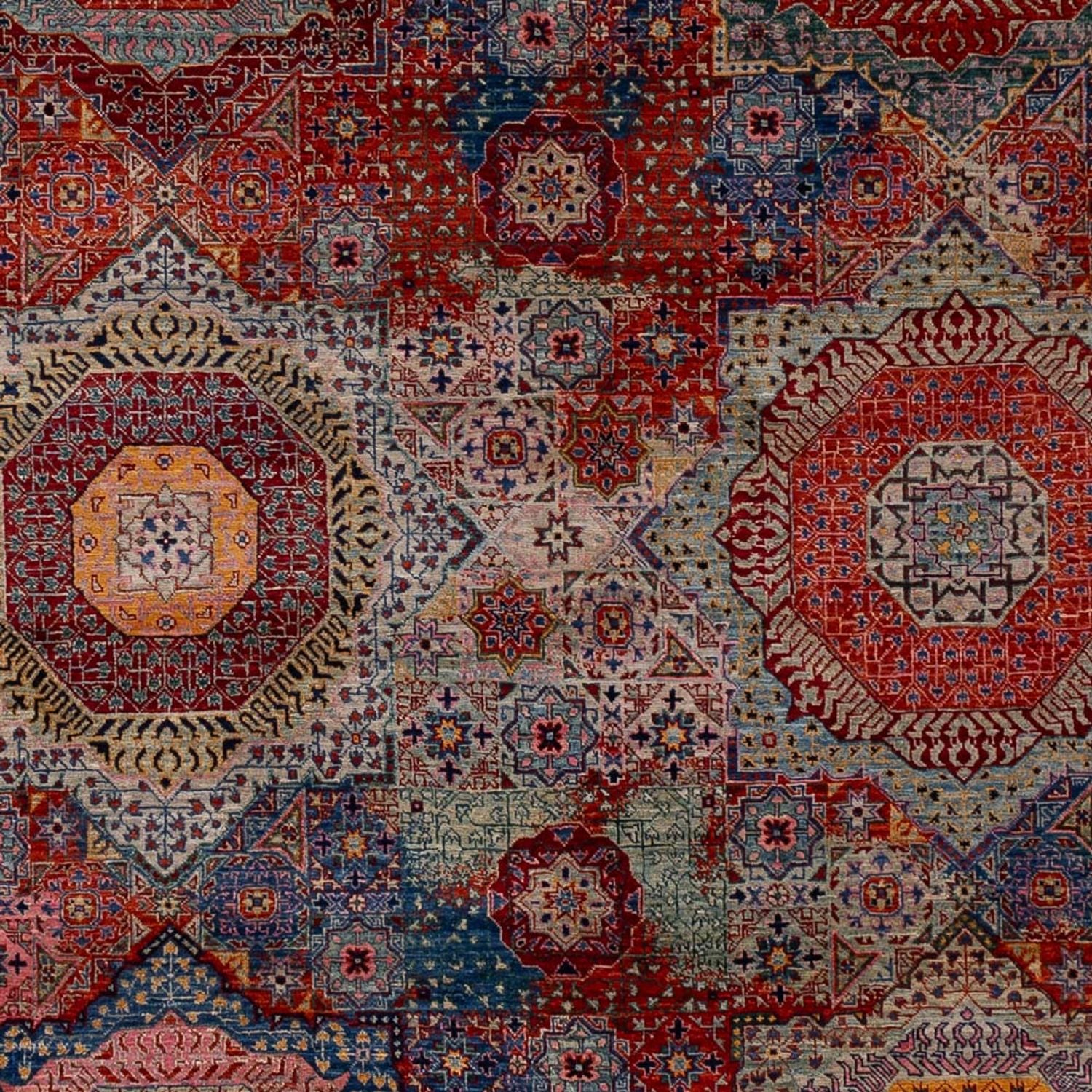 Designer Teppich - 292 x 249 cm - mehrfarbig