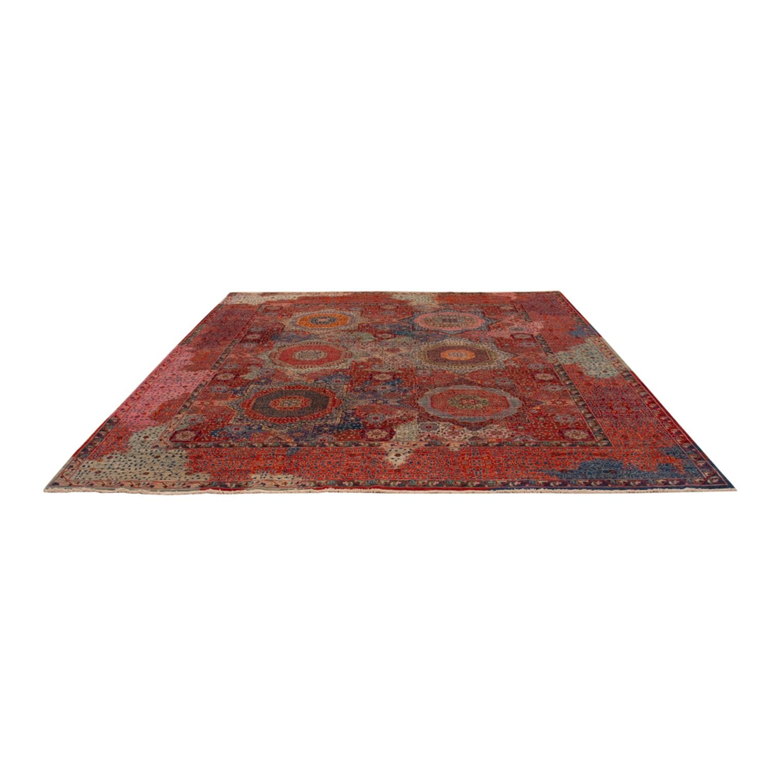 Designer Teppich - 292 x 249 cm - mehrfarbig