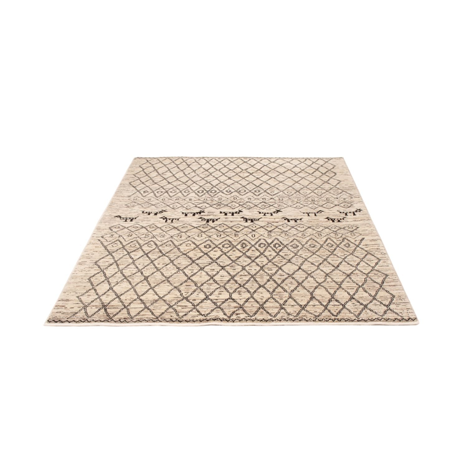 Tapis berbère - 200 x 148 cm - beige