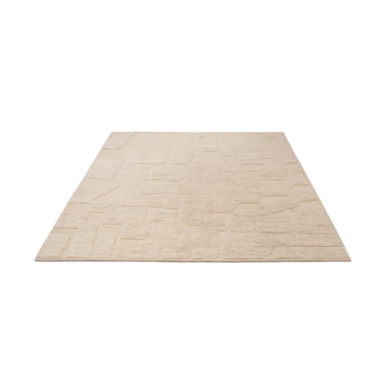 Tapis berbère - 191 x 145 cm - crème