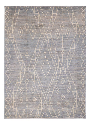 Tapis berbère - 245 x 173 cm - bleu de mer