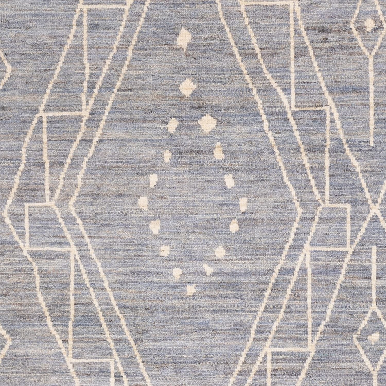 Tapis berbère - 245 x 173 cm - bleu de mer