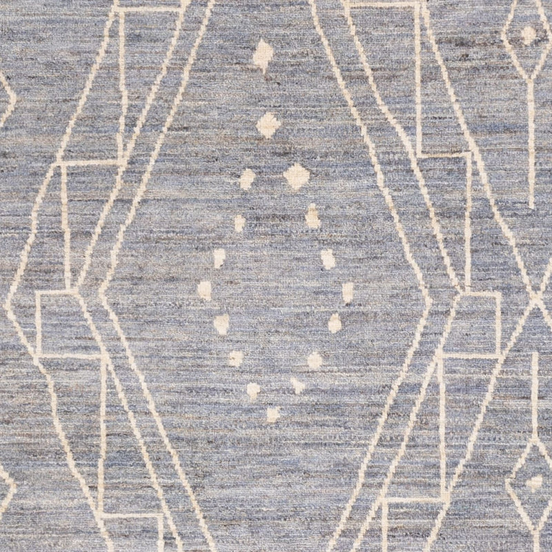 Tapis berbère - 245 x 173 cm - bleu de mer