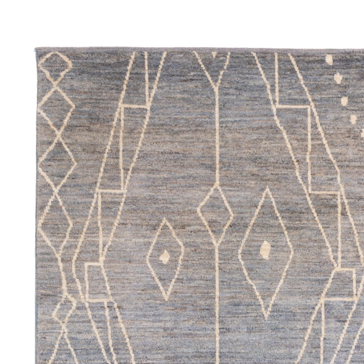 Tapis berbère - 245 x 173 cm - bleu de mer