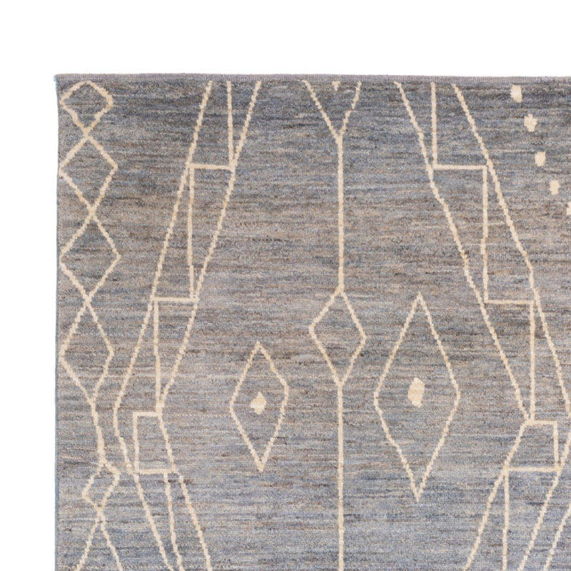 Tapis berbère - 245 x 173 cm - bleu de mer