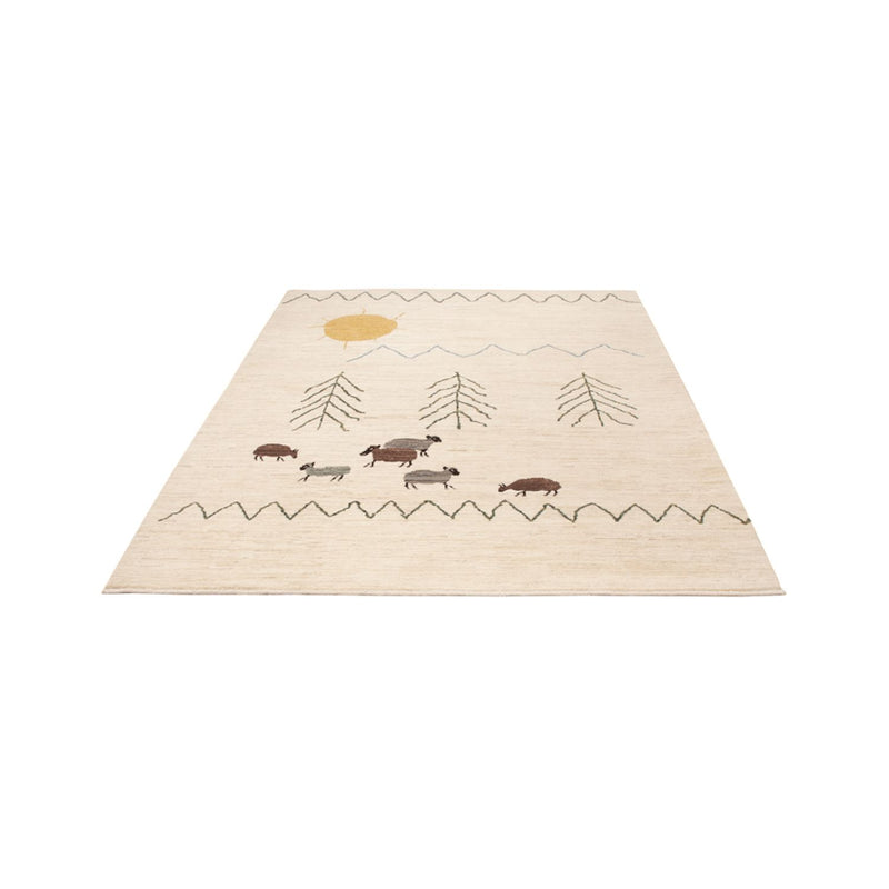 Tapis berbère - 242 x 170 cm - crème