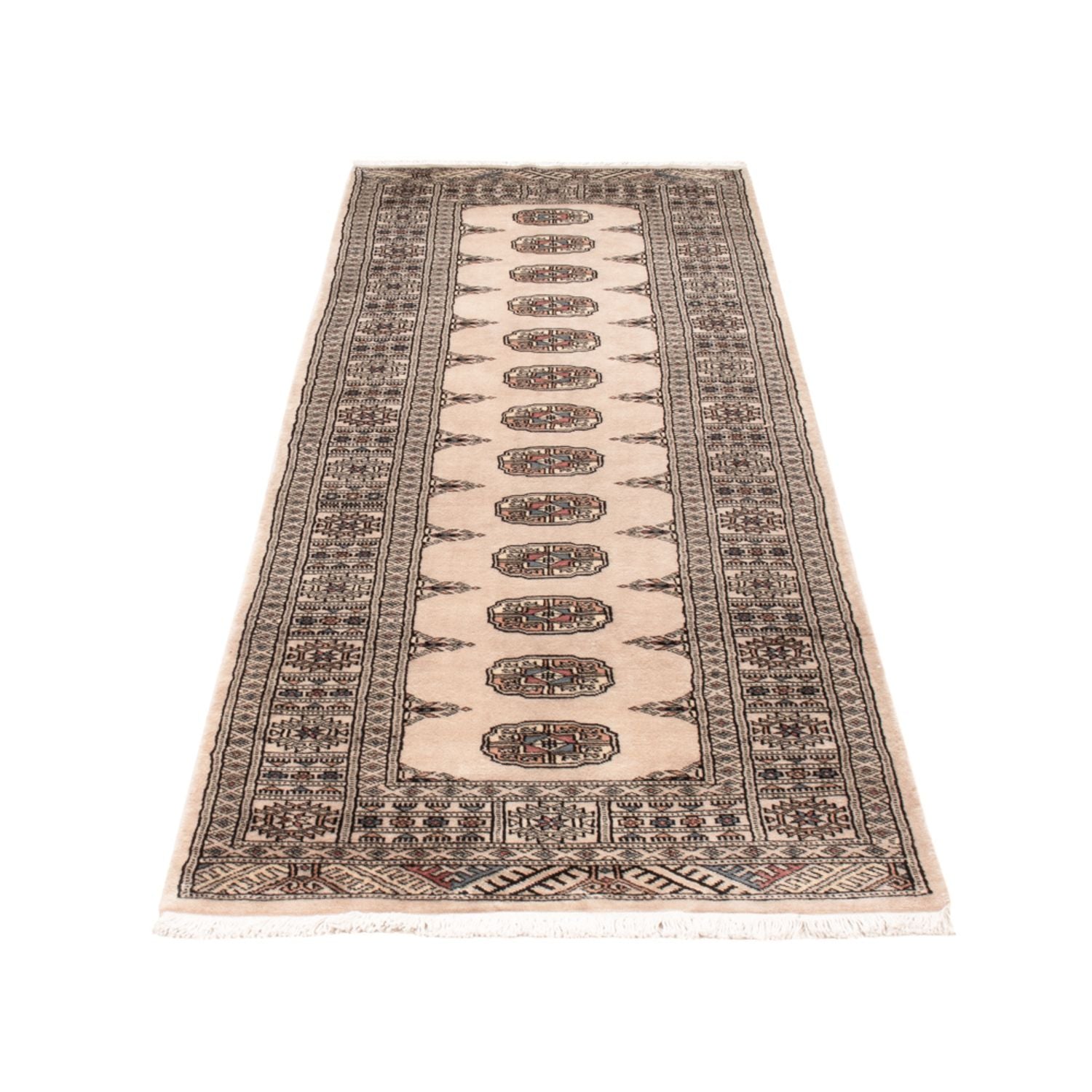 Tapis de couloir Tapis Pakistani - 244 x 77 cm - beige