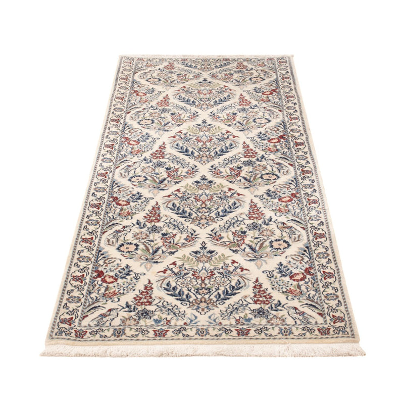 Tapis de couloir Tapis persan - Nain - 190 x 63 cm - multicolore