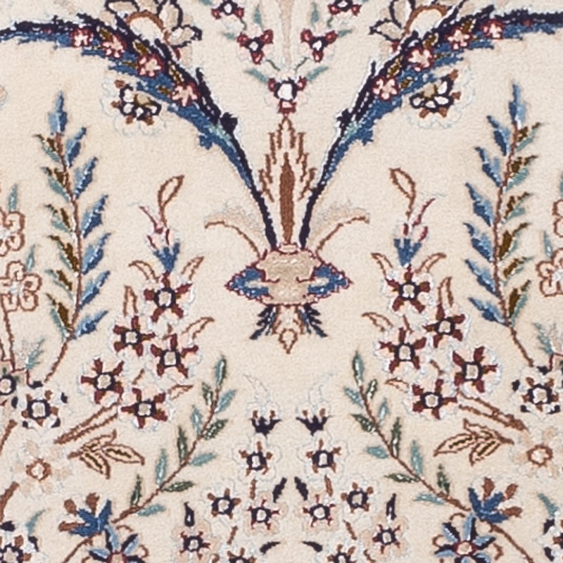 Tapis de couloir Tapis persan - Nain - 226 x 59 cm - crème