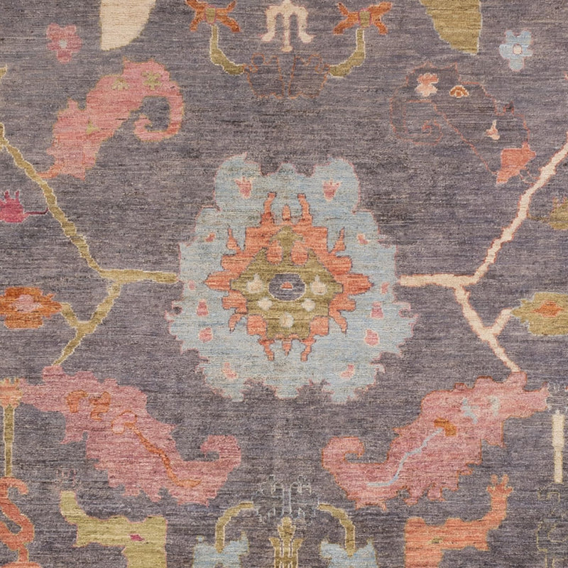 Tapis Ziegler - Usak - 352 x 242 cm - bleu foncé