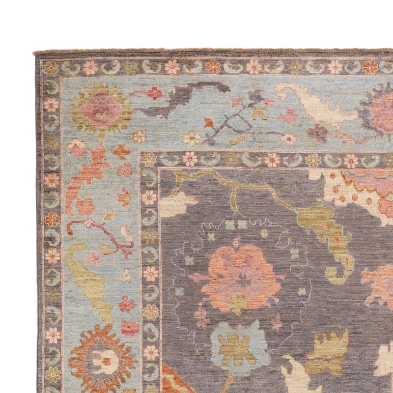 Tapis Ziegler - Usak - 352 x 242 cm - bleu foncé