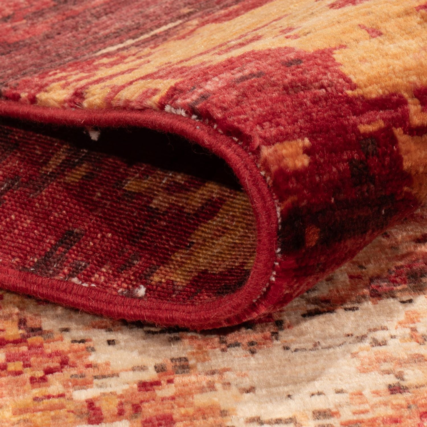 Tapis design - 195 x 156 cm - multicolore
