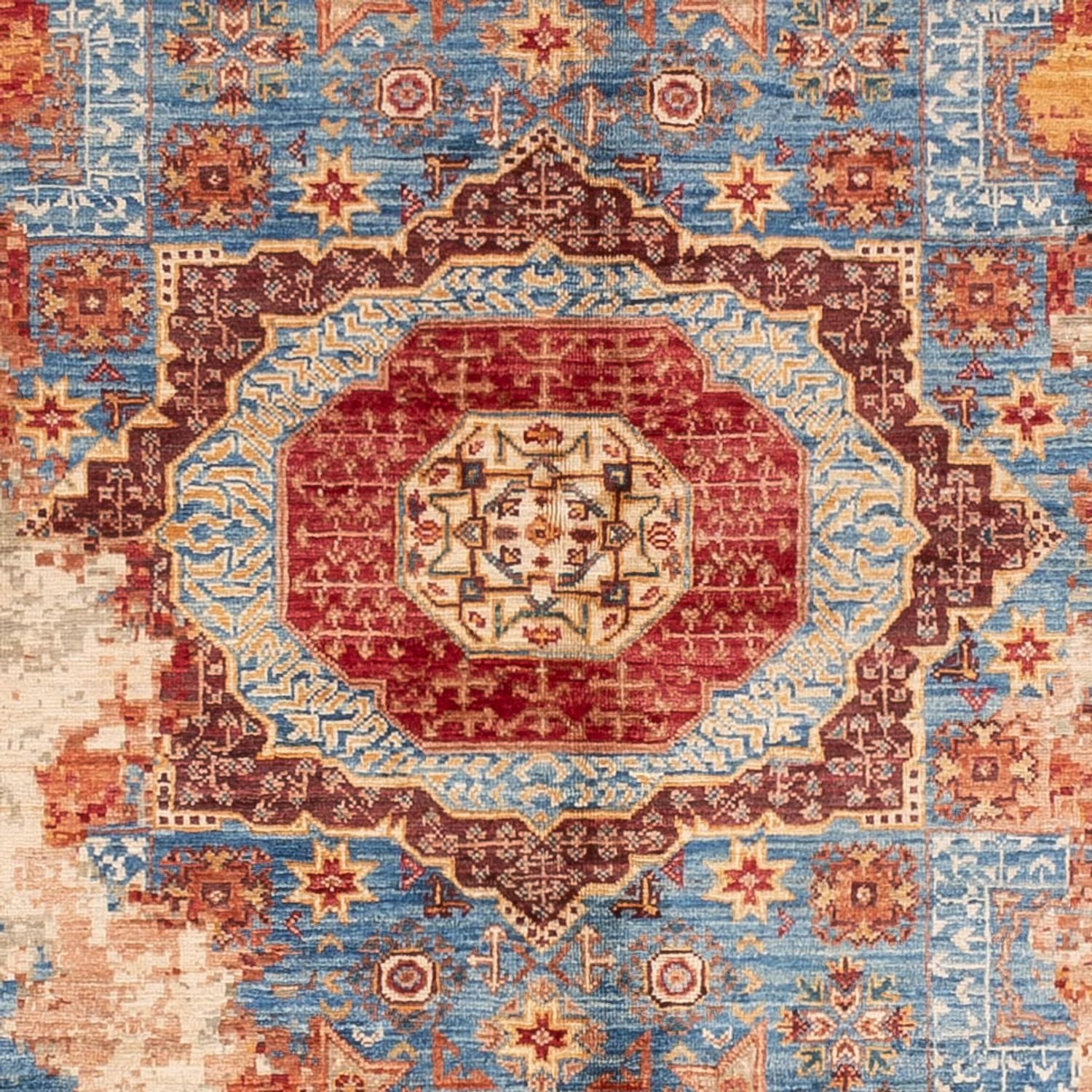 Tapis design - 198 x 153 cm - multicolore