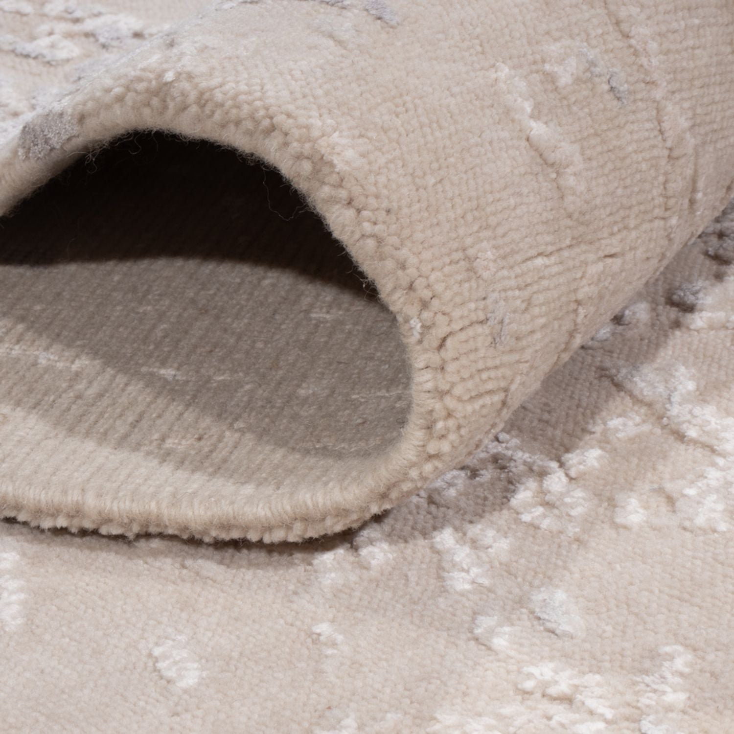 Tapis design - 208 x 151 cm - beige