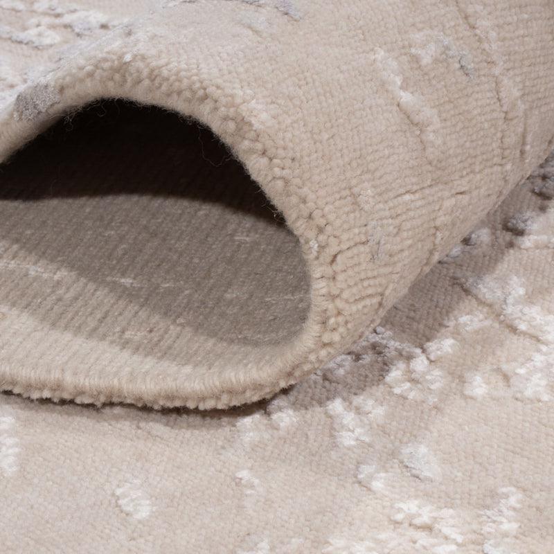 Tapis design - 208 x 151 cm - beige