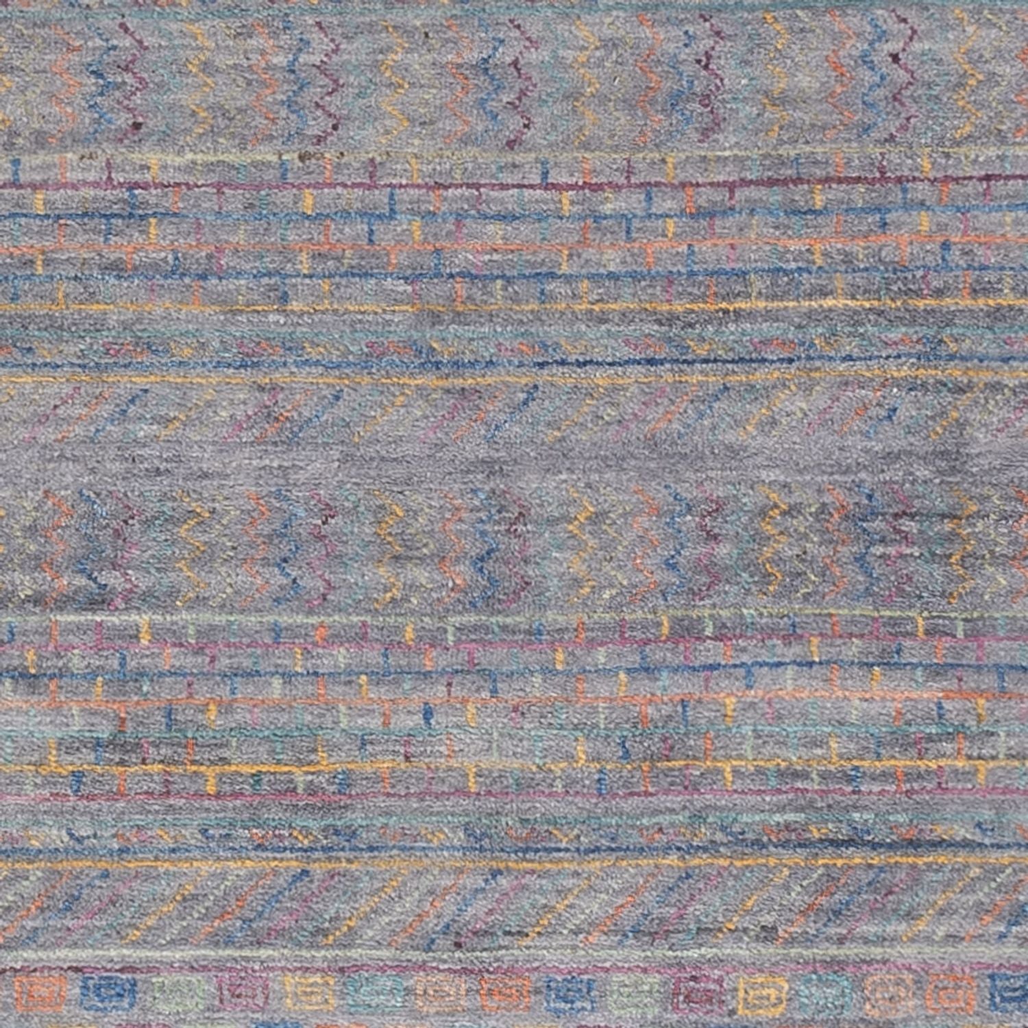 Tapis design - 205 x 152 cm - bleu foncé