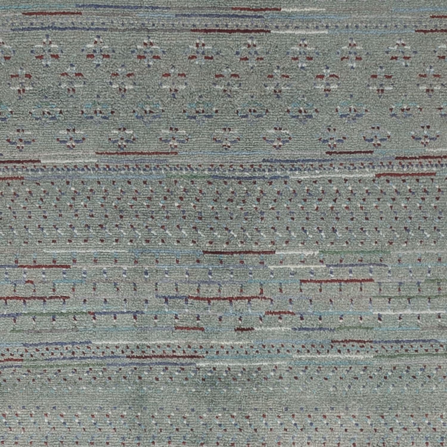 Tapis Gabbeh - Persan - 208 x 136 cm - vert foncé