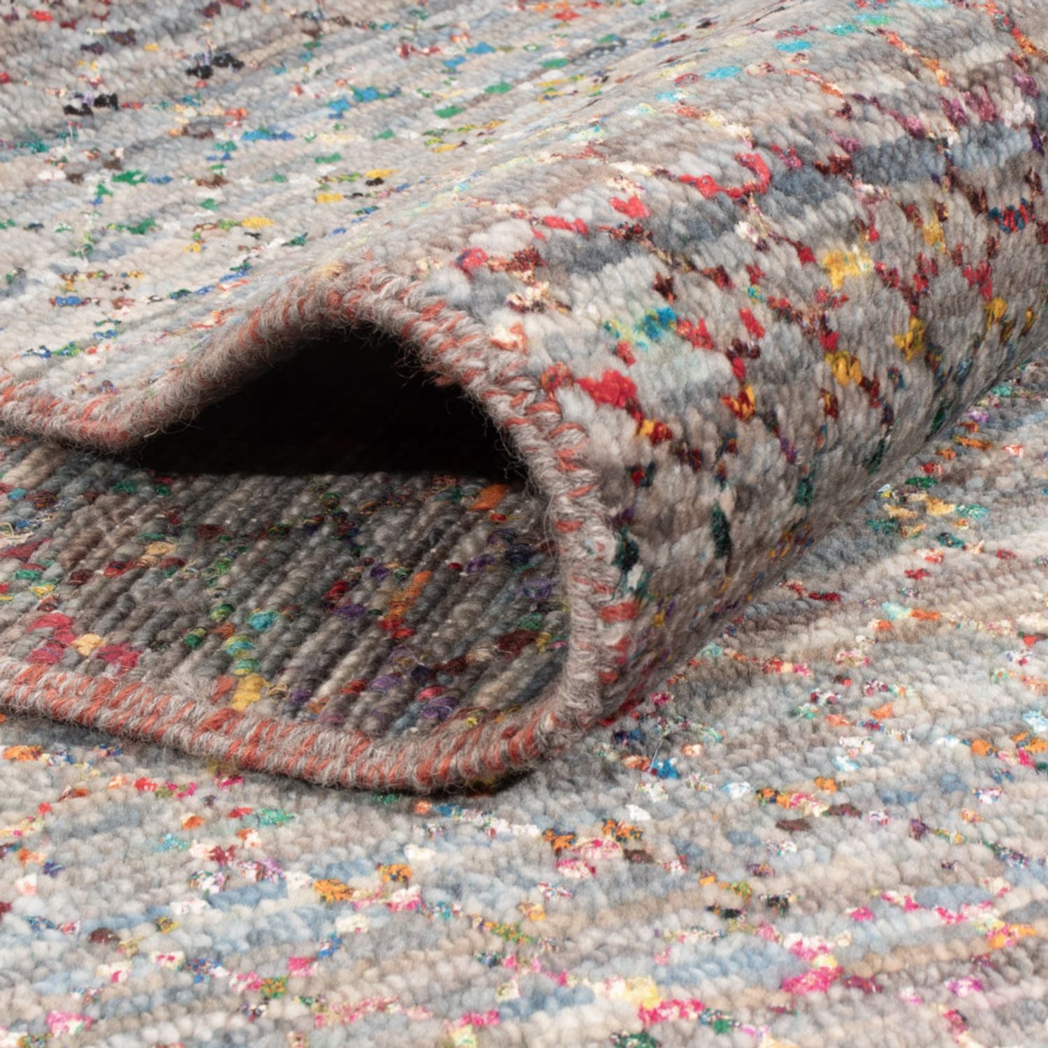 Tapis design - 195 x 152 cm - multicolore