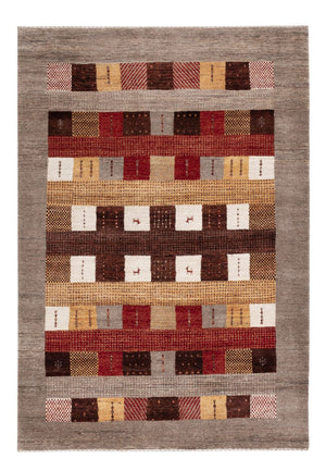 Tapis Gabbeh - Loribaft Indus - 204 x 143 cm - multicolore