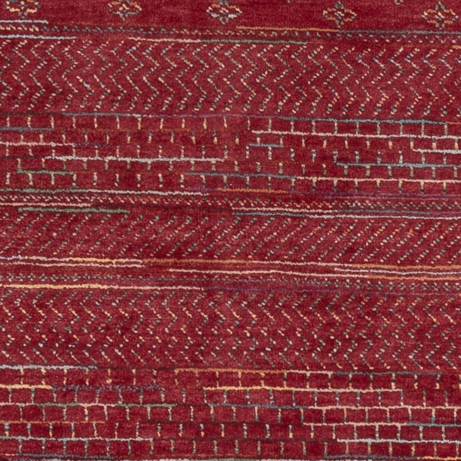 Tapis Gabbeh - Loribaft Indus - 192 x 122 cm - rouge