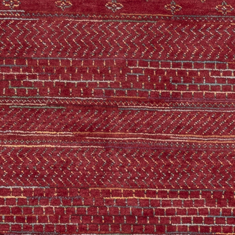 Tapis Gabbeh - Loribaft Indus - 192 x 122 cm - rouge