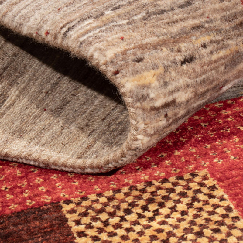 Tapis Gabbeh - Loribaft Indus - 193 x 145 cm - multicolore