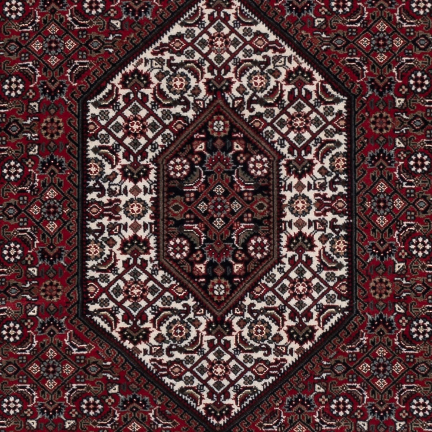 Tapis oriental - Bidjar - Indus - 204 x 145 cm - marron foncé
