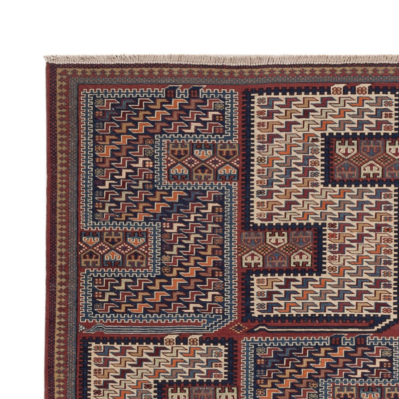 Tapis Kelim - Oriental - Soumak - 215 x 159 cm - beige foncé