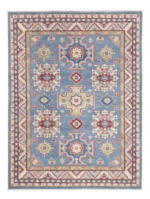 Tapis Ziegler - Kazak - 198 x 150 cm - bleu