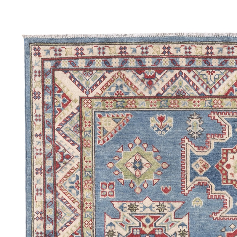 Tapis Ziegler - Kazak - 198 x 150 cm - bleu