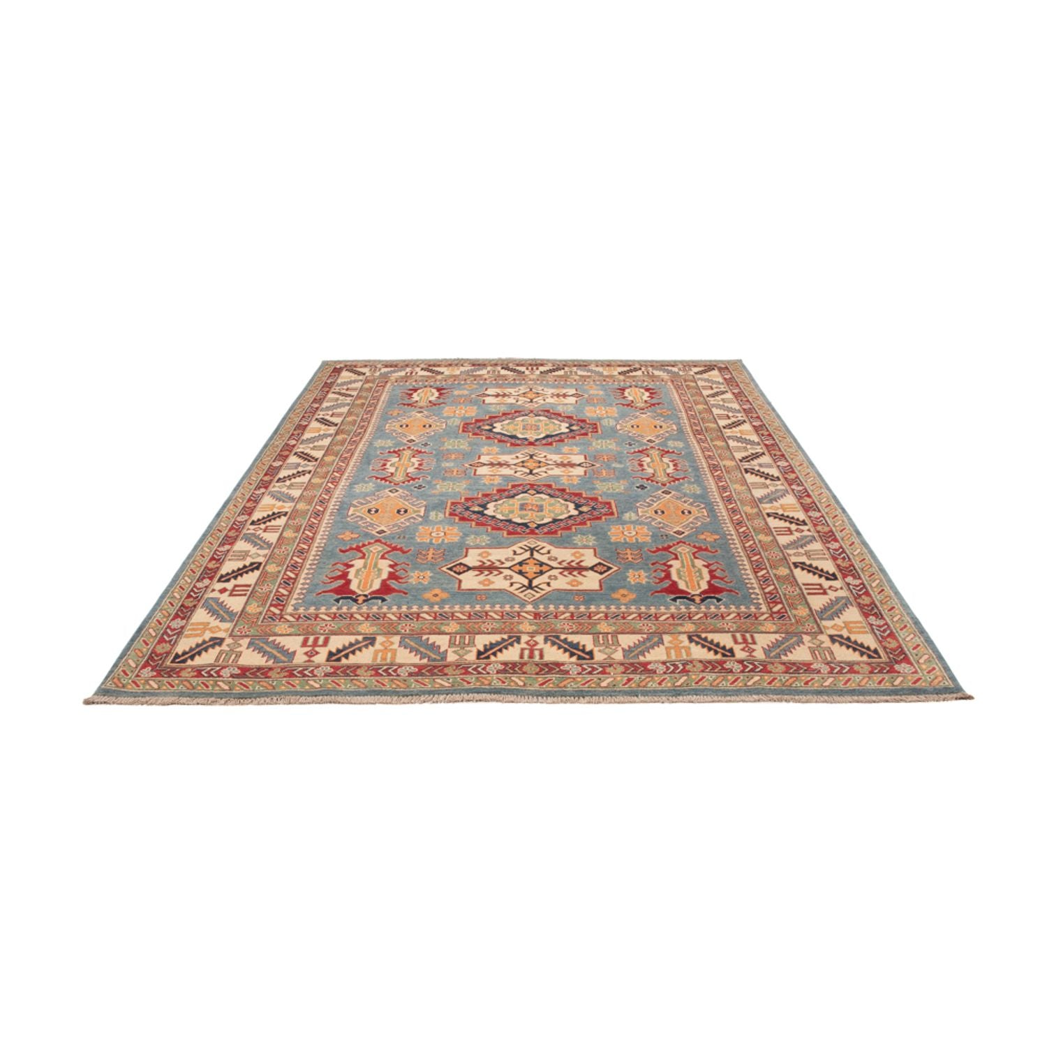 Tapis Ziegler - Kazak - 291 x 203 cm - bleu