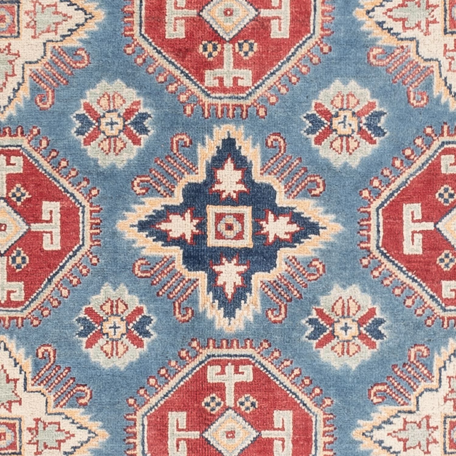 Tapis Ziegler - Kazak - 203 x 148 cm - bleu