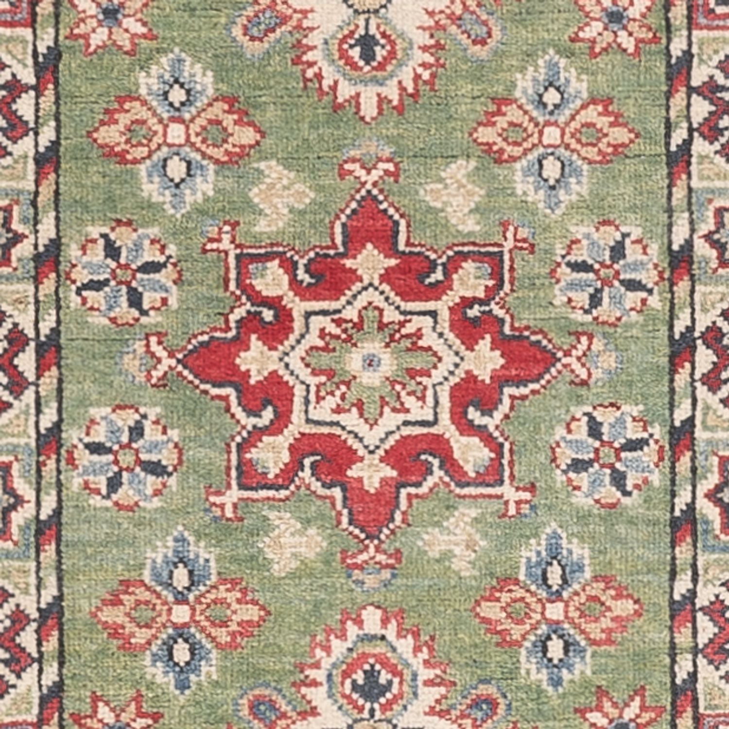 Läufer Ziegler - Kazak - 181 x 64 cm - hellgrün