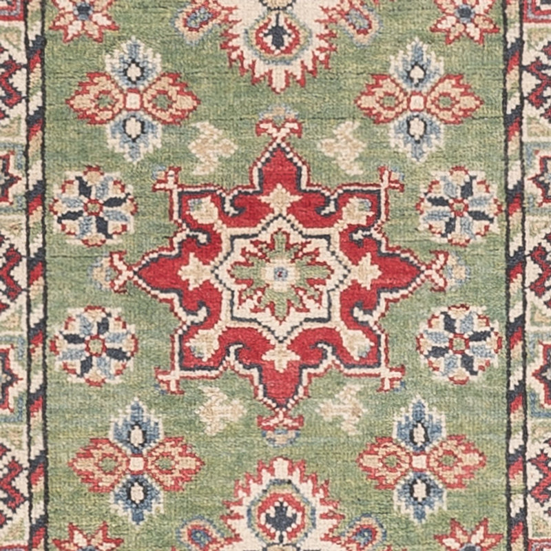 Läufer Ziegler - Kazak - 181 x 64 cm - hellgrün