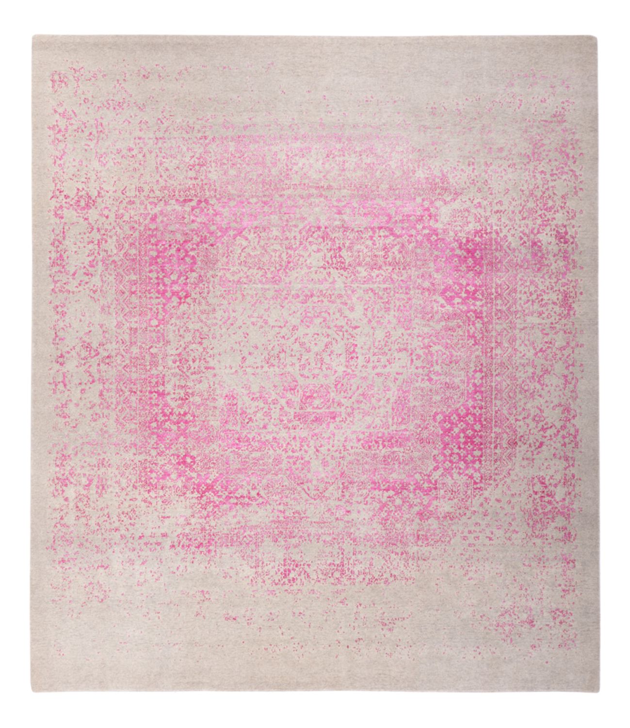 Tapis design - 293 x 256 cm - rose