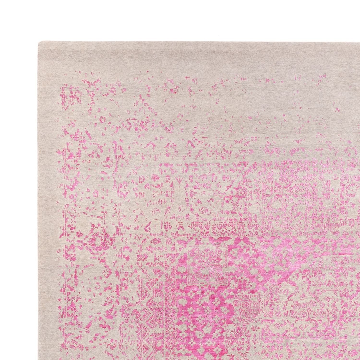 Tapis design - 293 x 256 cm - rose
