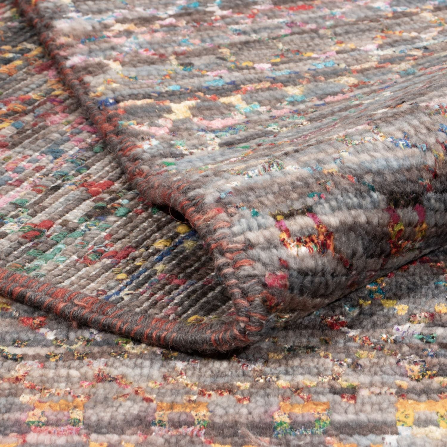 Tapis design - 304 x 249 cm - bleu foncé