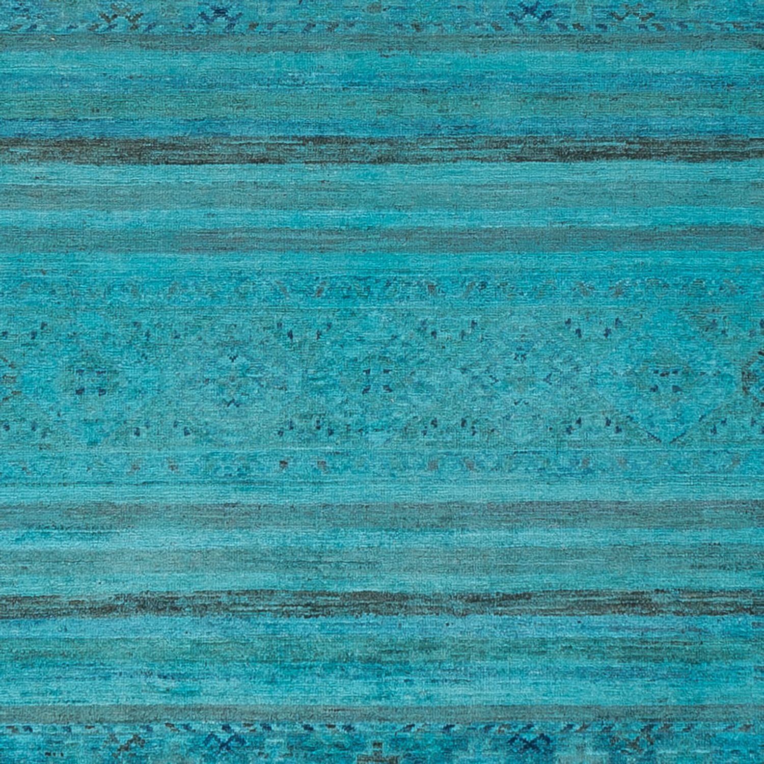 Tapis design - 300 x 247 cm - turquoise