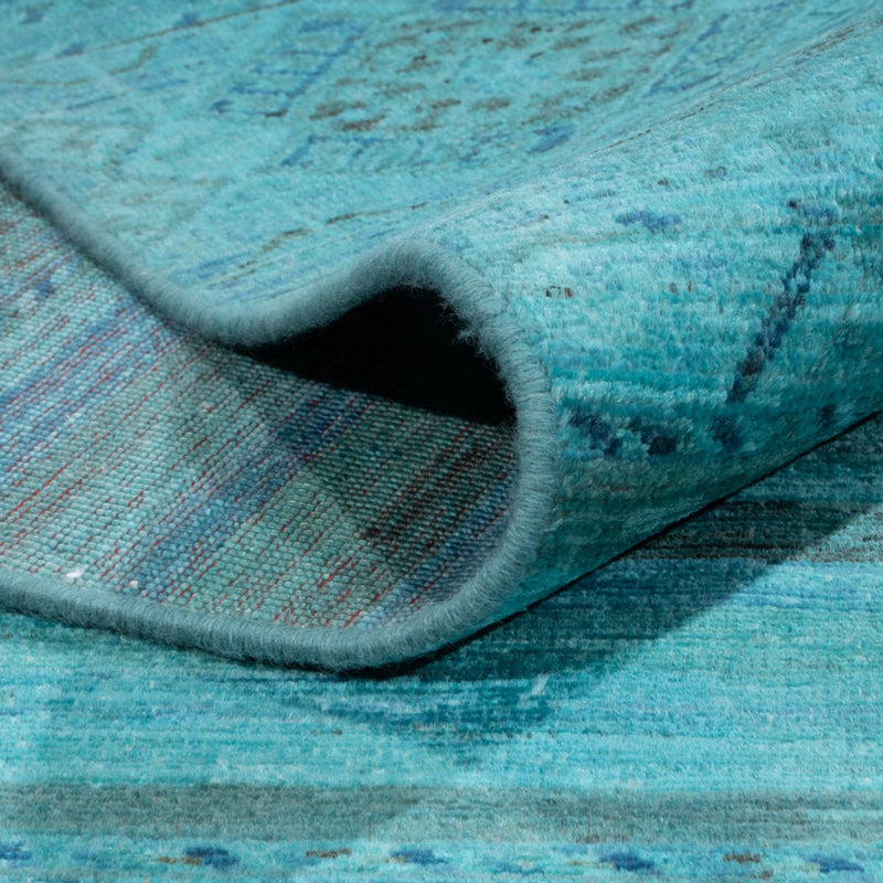 Tapis design - 300 x 247 cm - turquoise