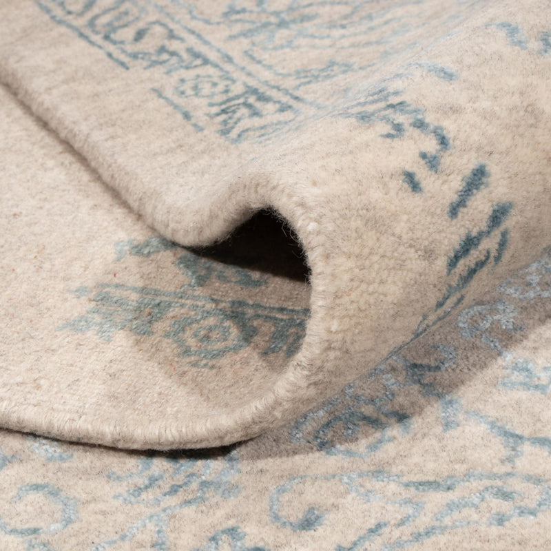 Tapis design - 289 x 241 cm - bleu clair
