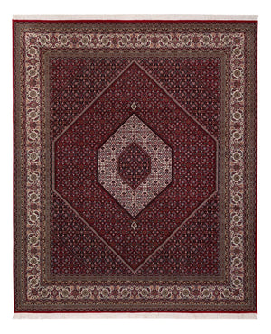 Tapis oriental - Bidjar - Indus - 304 x 251 cm - rouge foncé