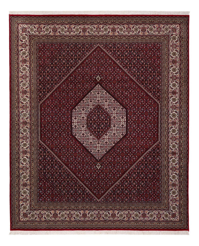 Tapis oriental - Bidjar - Indus - 304 x 251 cm - rouge foncé
