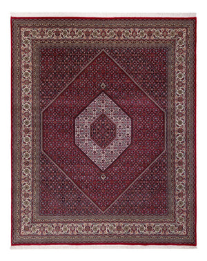 Tapis oriental - Bidjar - Indus - 300 x 247 cm - rouge foncé