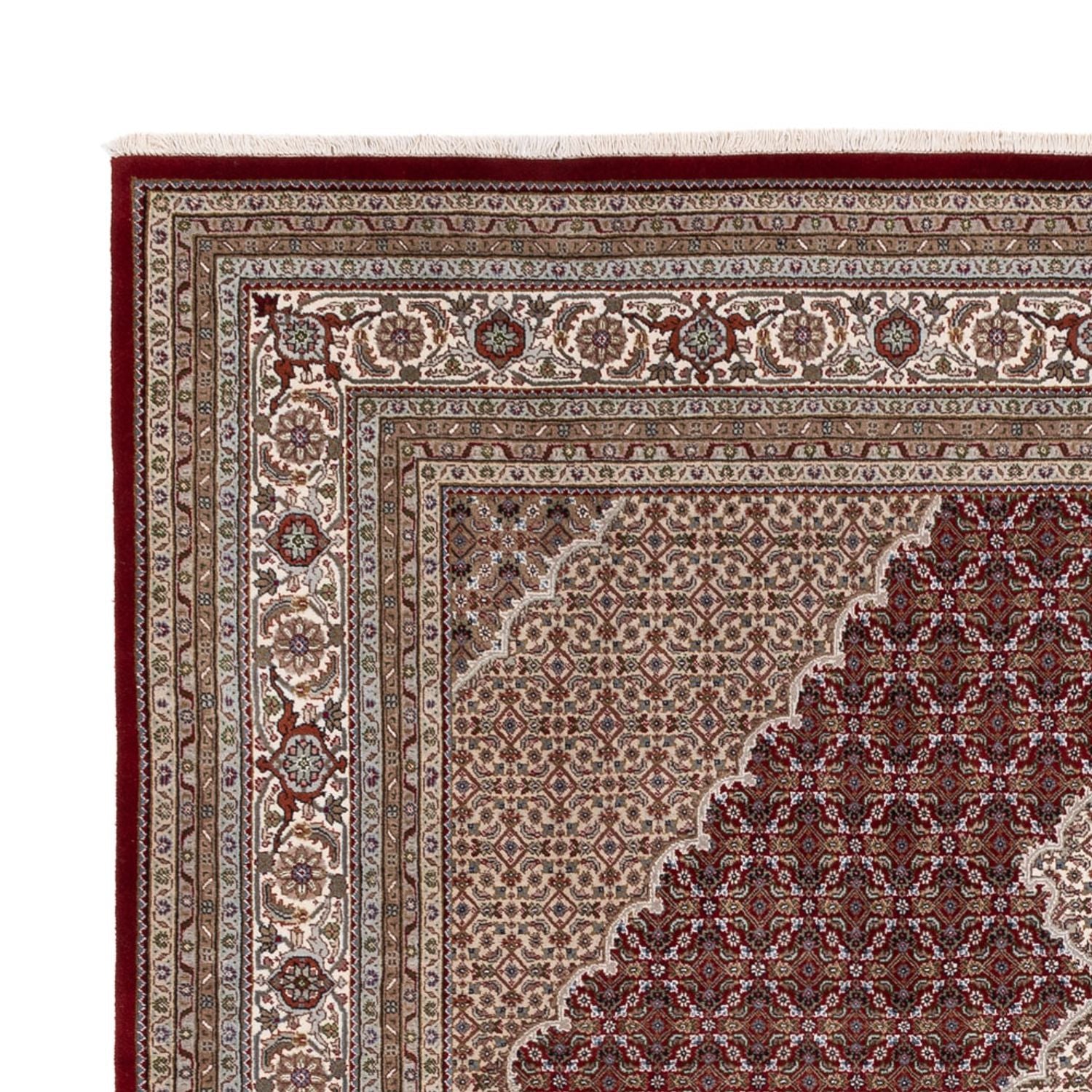 Orientteppich - Täbriz - 303 x 253 cm - dunkelbeige