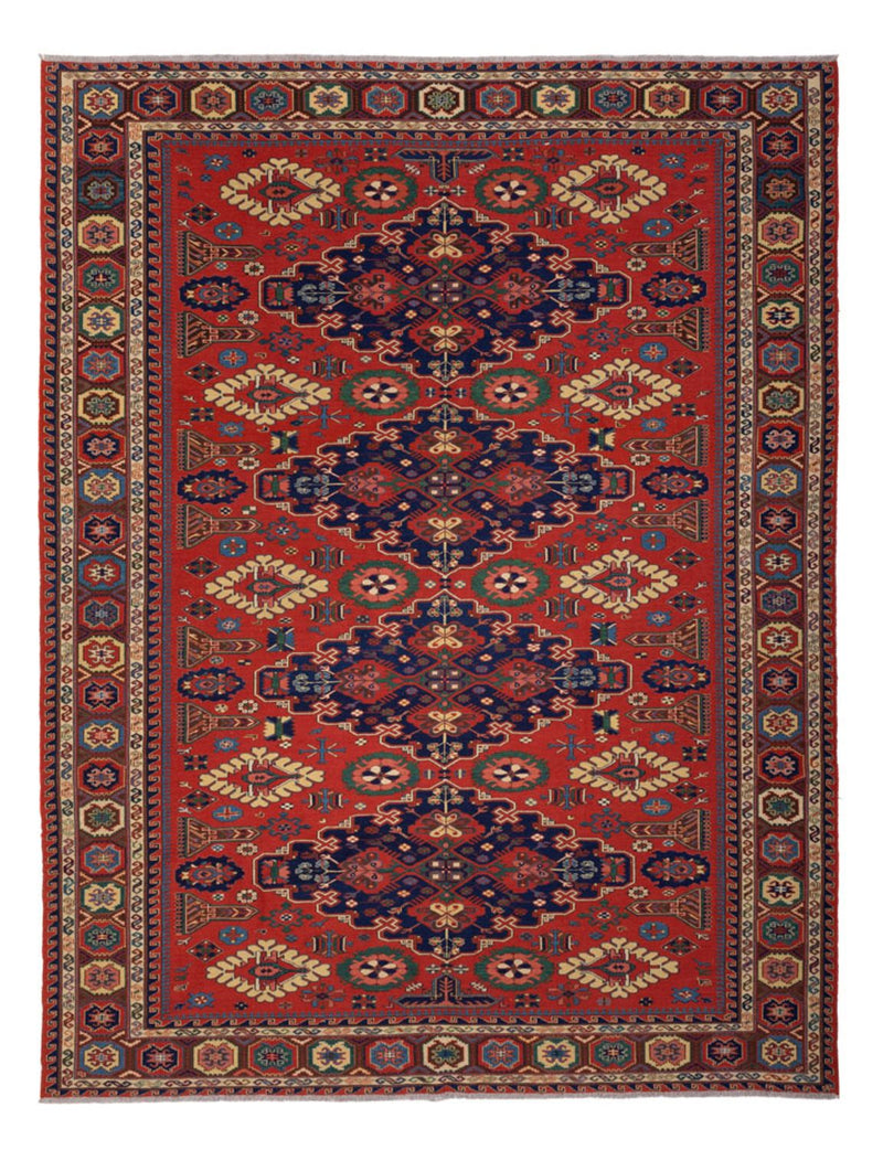 Tapis Kelim - Oriental - Soumak - 318 x 241 cm - rouge
