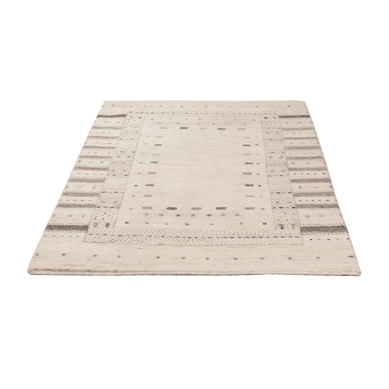 Tapis Gabbeh - Loribaft Indus - 152 x 105 cm - crème
